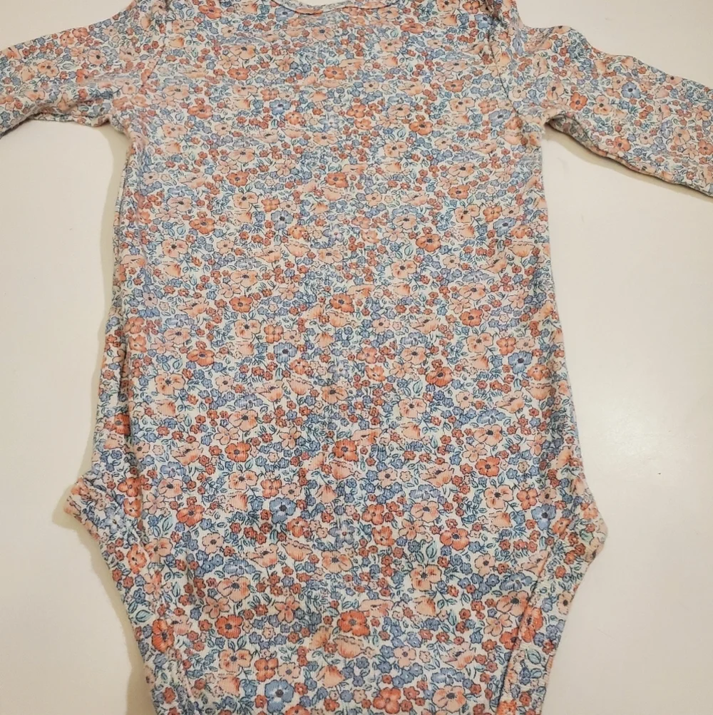 Carter's 9 Month Floral Onesie